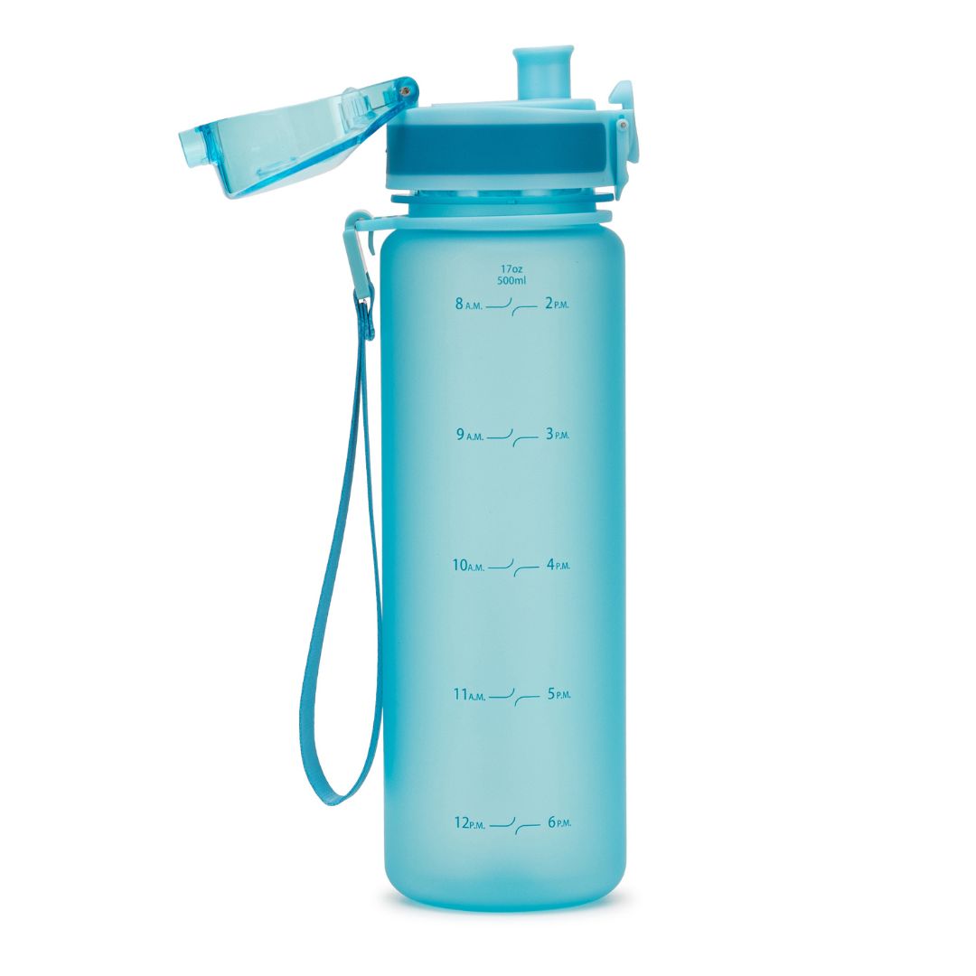 Kids Coach 17 oz / 500 mL Water Bottle with Time Marker and Chug Lid