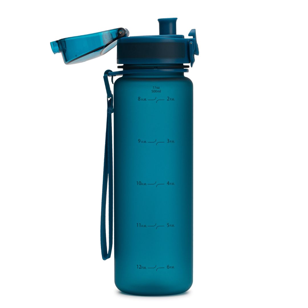 Kids Coach 17 oz / 500 mL Water Bottle with Time Marker and Chug Lid