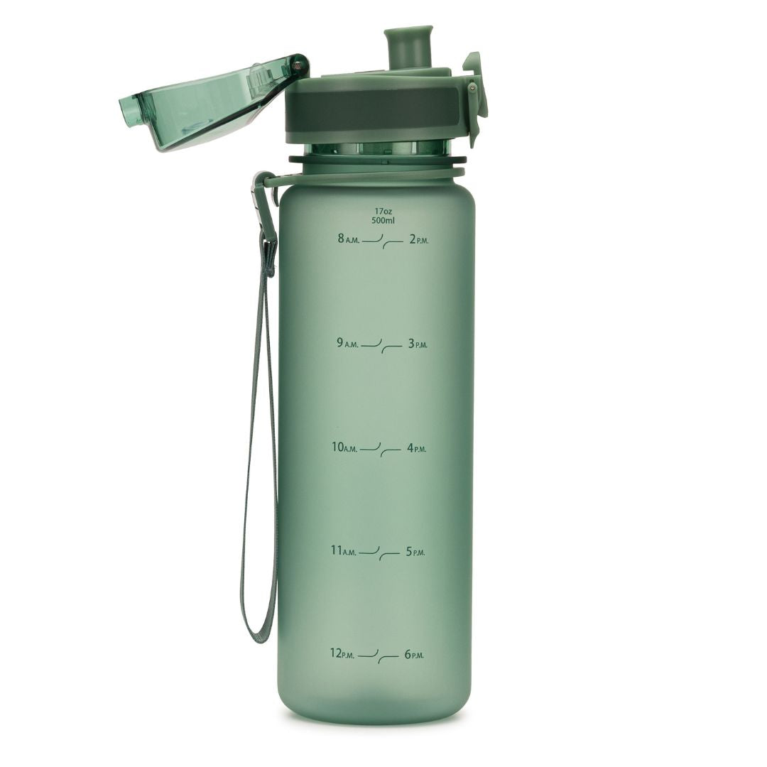 Kids Coach 17 oz / 500 mL Water Bottle with Time Marker and Chug Lid