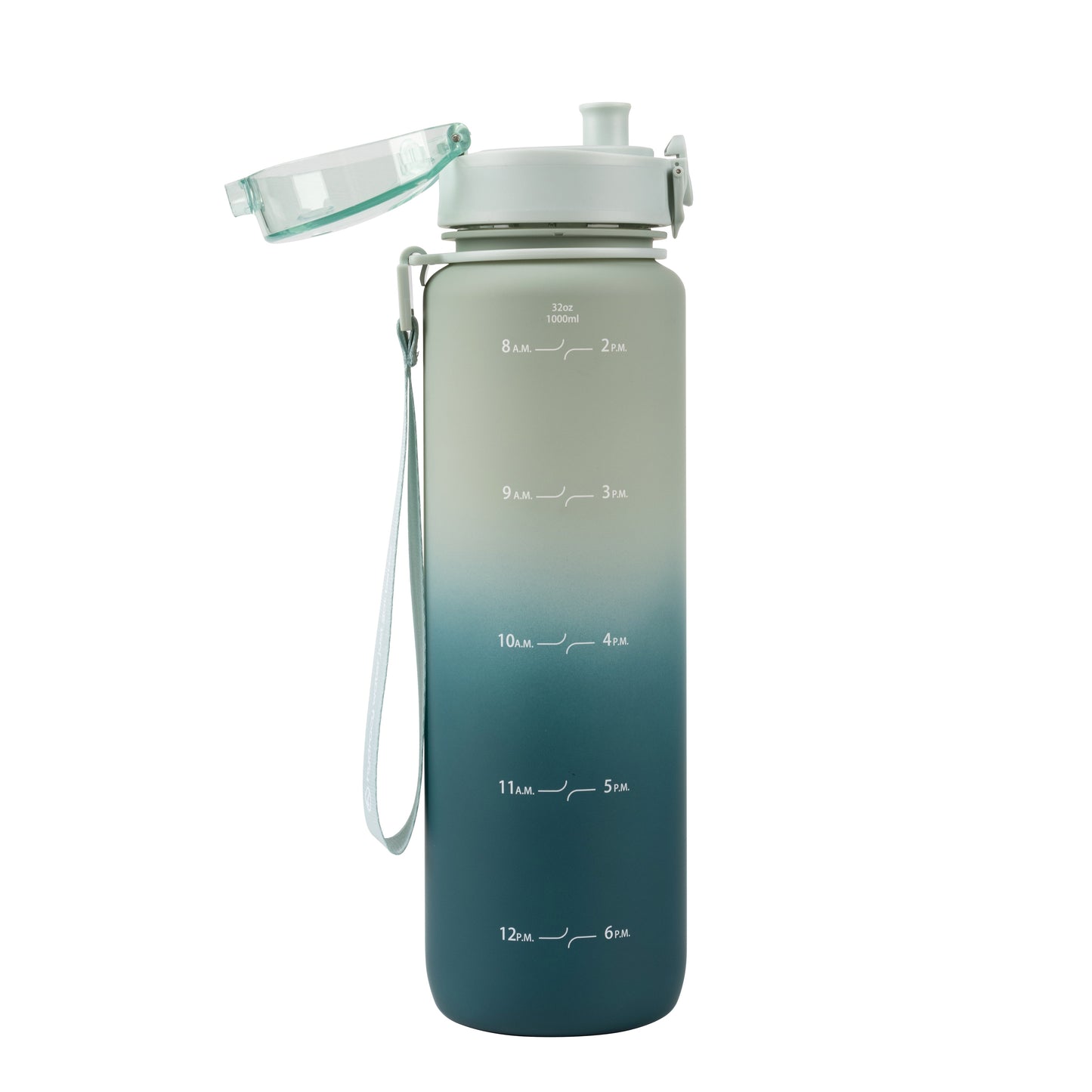 Coach 32 oz / 1 L Water Bottle with Time Marker and Chug Lid (Gradient)