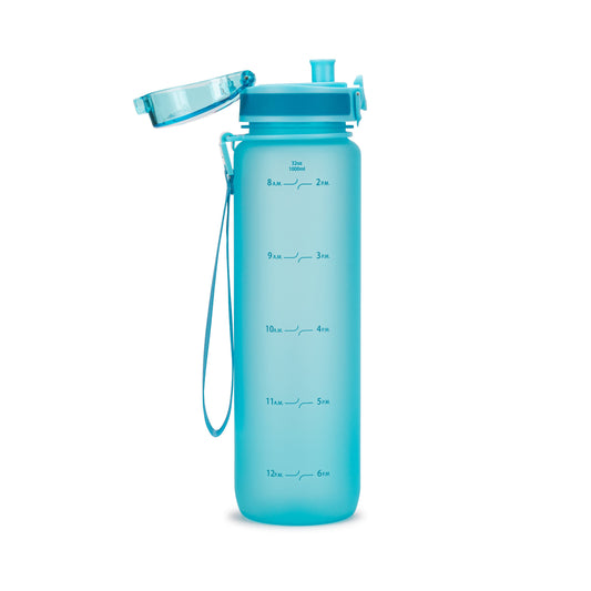 Coach 32 oz / 1 L Water Bottle with Time Marker and Chug Lid