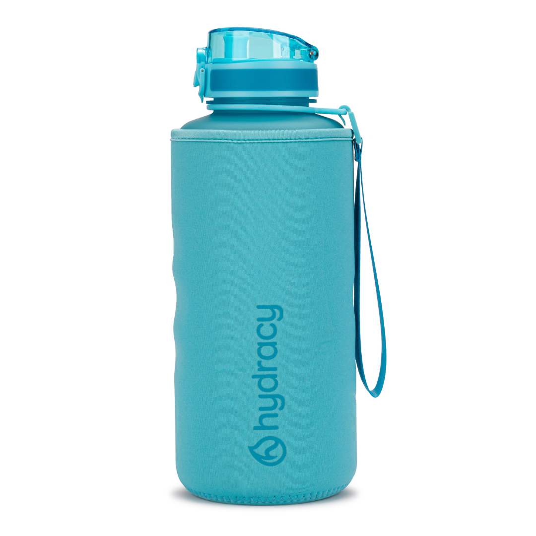 Coach 64 oz / 2 L Water Bottle with Time Marker and Chug Lid