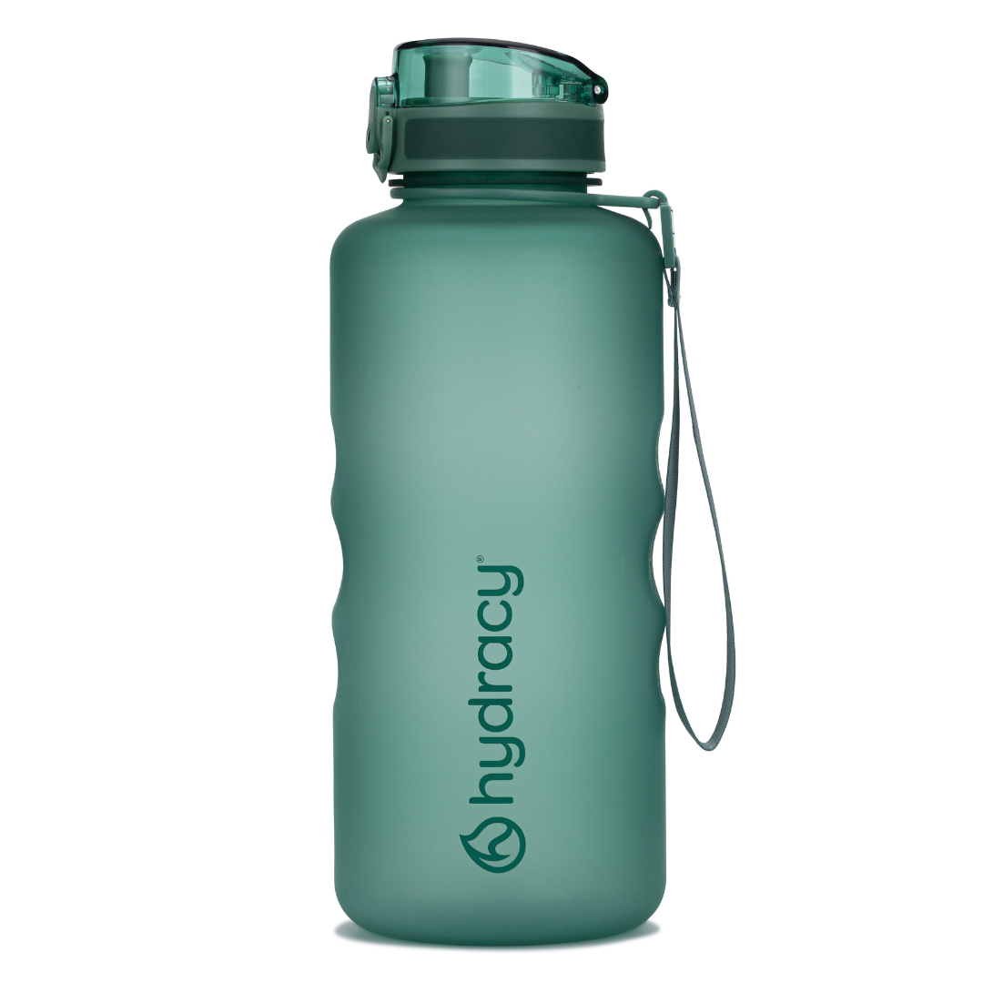 Coach 64 oz / 2 L Water Bottle with Time Marker and Chug Lid