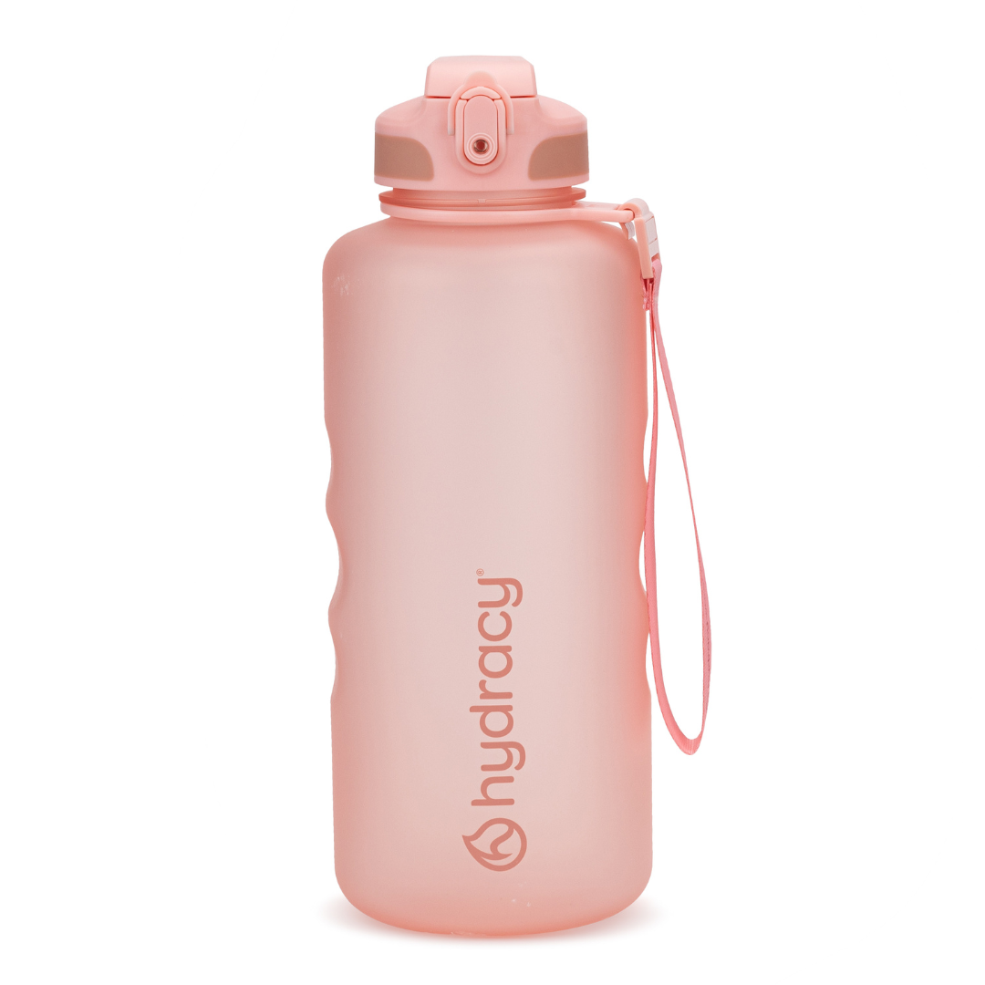 Coach 64 oz / 2 L Water Bottle with Time Marker and Straw Lid