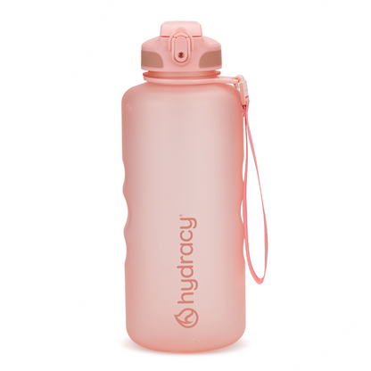 Coach 64 oz / 2 L Water Bottle with Time Marker and Straw Lid
