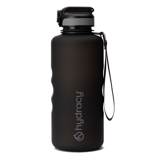 Coach 64 oz / 2 L Water Bottle with Time Marker and Straw Lid
