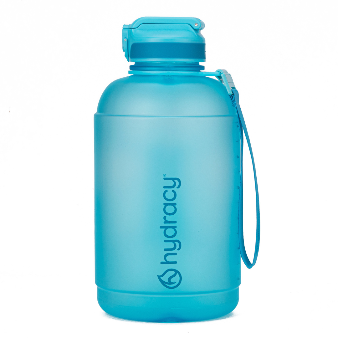 Coach 78 oz / 2.3 L Water Bottle with Storage Sleeve, Handle and Straw Lid