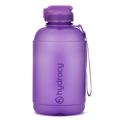 Coach 78 oz / 2.3 L Water Bottle with Storage Sleeve, Handle and Straw Lid