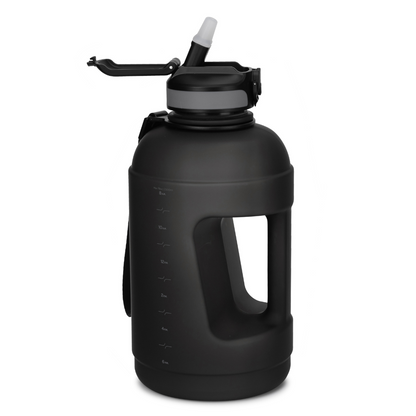 Coach 78 oz / 2.3 L Water Bottle with Storage Sleeve, Handle and Straw Lid