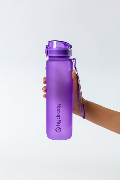 Coach 32 oz / 1 L Water Bottle with Time Marker and Chug Lid